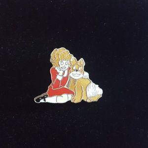 Vintage Little Orphan Annie & Sandy Jewelry Pin